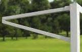 All World Class 40 soccer goals are manufactured to exacting standards for true, seamless fit throughout. The 4 round aluminum uprights and crossbar are powdercoated white for an aesthetic appeal.
