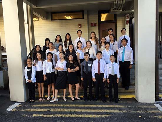 8 of 18 11/22/2017, 12:27 PM On Saturday, November 18th the Iolani Intermediate Speech Team par cipated in the Maryknoll Speech Compe on.