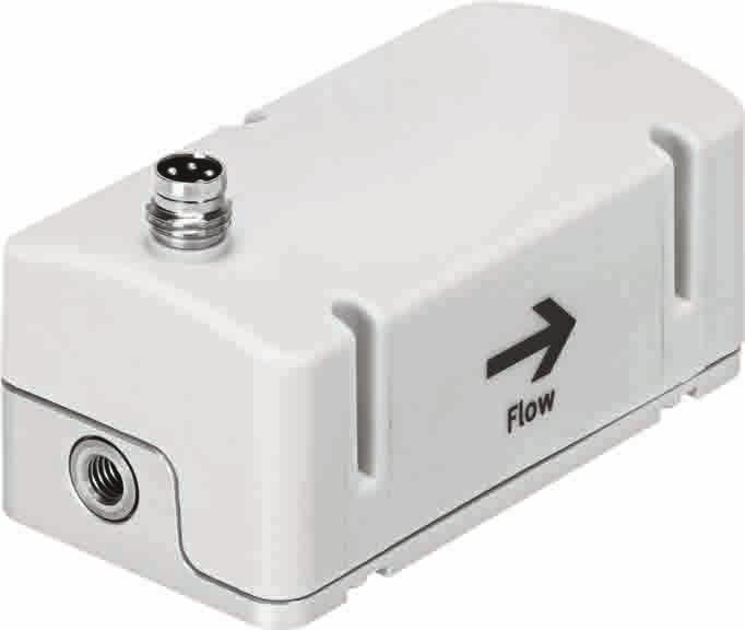 The module with 2/2-way piezo valve, flow sensor and control electronics doses and regulates inert gases such as oxygen and nitrogen proportionally.
