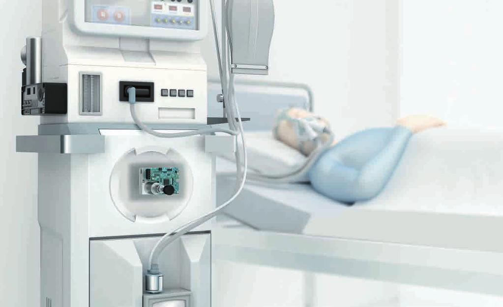 Gas handling Festo, in close cooperation with you, develops products and subsystems for medical devices for the efficient regulation and control of medical gases dosing with piezo valves, pressure