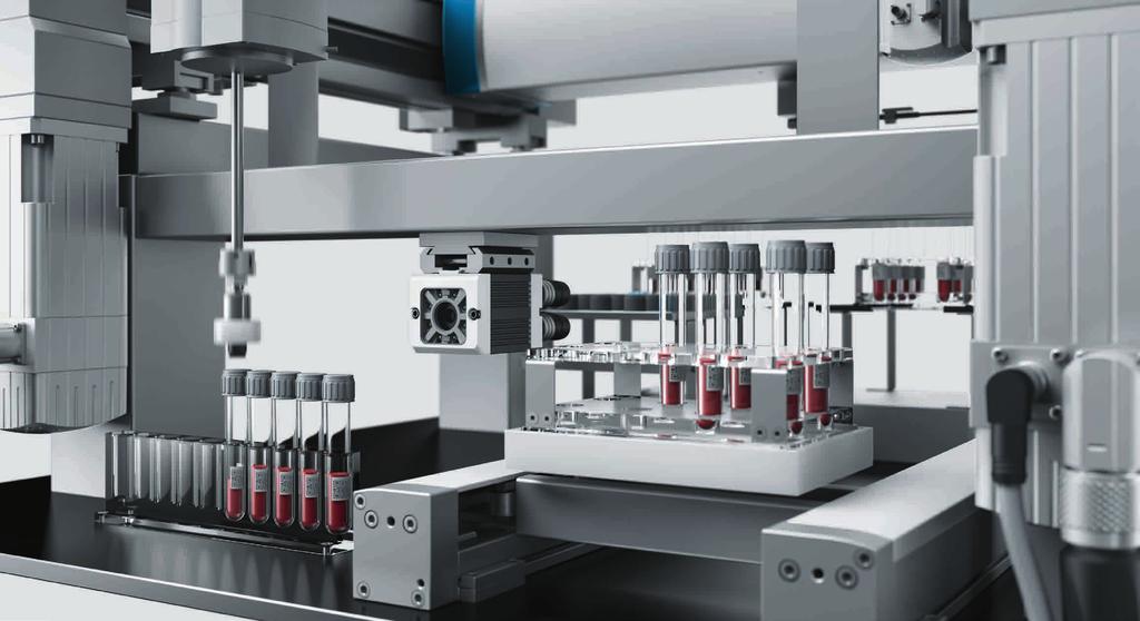 Laboratory automation: modular solutions for every task From identifying and checking the sample carriers to opening and closing sample vials and adding liquids to microwell plates, with