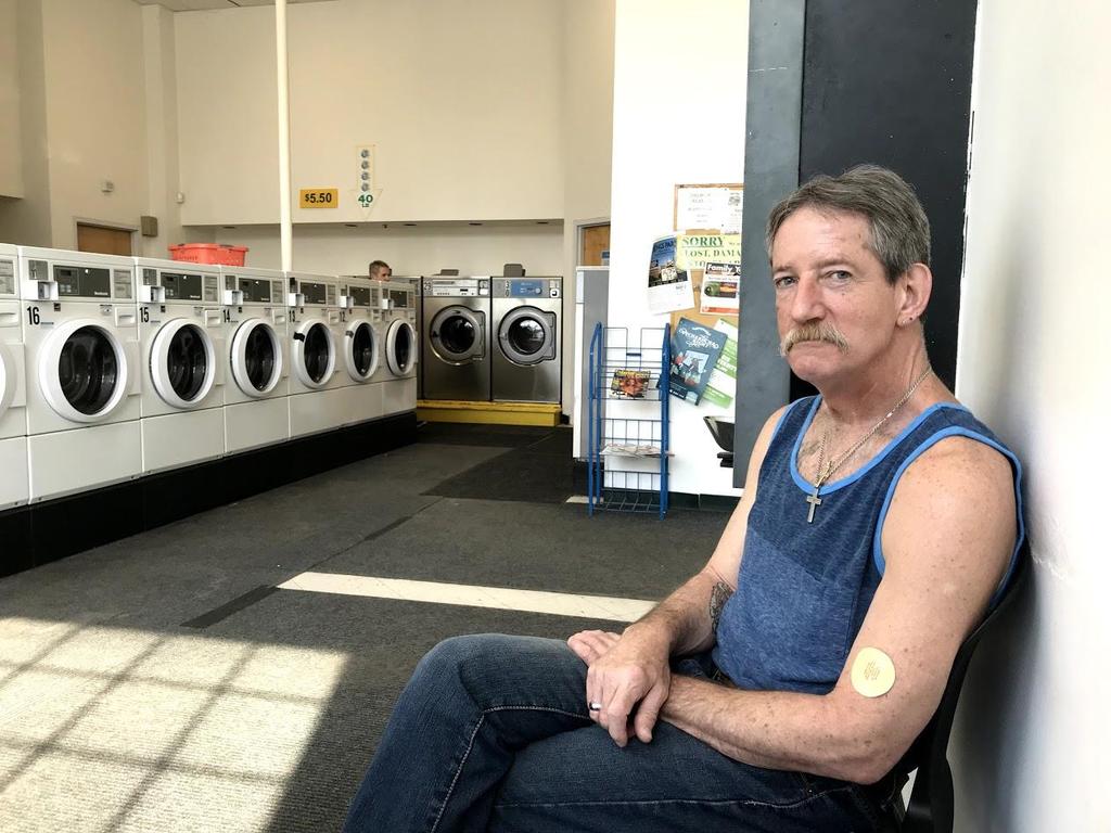 @ Winooski Laundry Dan Lives on Riverside Ave and drove here today because of his laundry. Has emphysema and COPD and walks the entire corridor for exercise. The hills are a good challenge.