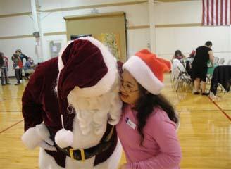 The 115 festive participants enjoyed an Italian dinner, a night of dancing, and making Christmas arts and crafts.