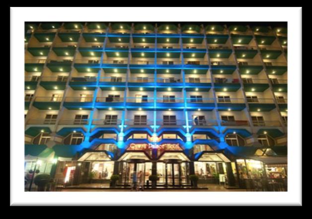 4. QAWRA PALACE HOTEL 4 Star Qawra / Bugibba OFFICIAL HOTEL BOOKING CODE : SKSM18KARATE Rates starting from Eur28.00 B/B per person per night (BED and BREAKFAST) 5.