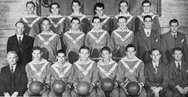 1953-54 NCAA Tournament Team Under the direction of coach H.B. Lee, the Buffs finished the season with a less than stellar 10-10 regular season mark.