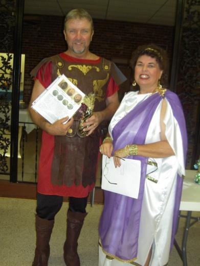 Lorrie Sez: Hi Folks, What a great turnout we had for our theme October event "Toga, Toga, Toga!