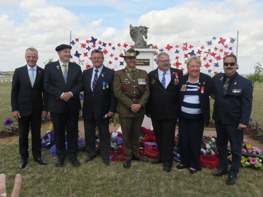 VIPs and speakers at the opening were Dr Brendan Nelson, Dr Harry Cooper, Pozieres Mayor Bernard Delattre, Mr and