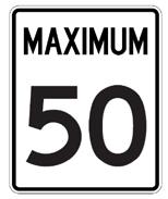 90 cm x 115 cm (#141 for 50 km/h - ee ign Catalogue for other speeds) Black on White, High Intensity Reduced peed Ahead Description: Minimum ize: Colour