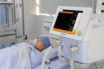 The following professional noninvasive ventilation modes are standard: NIV/CPAP NIV-T NIV-S/T v8600 ~ Unique noninvasive trigger technology V8600 contains a sensitive and efficient trigger system.
