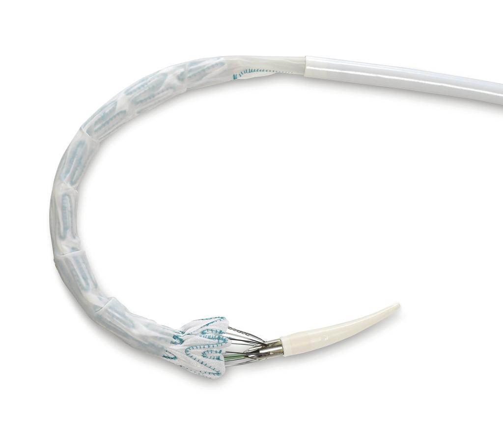 NITINOL PRE-CURVED INNER CATHETER Tracking to the natural curvature of the aorta, the pre-curve self-aligns the S-Bar.