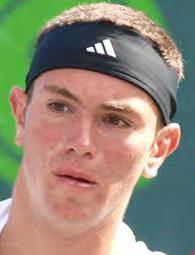 Chris Guccione (AUS) 26 (7/30/85) Melbourne, Australia 328 The 6-foot-7 left-hander has advanced to two career ATP World Tour singles finals and one doubles final.