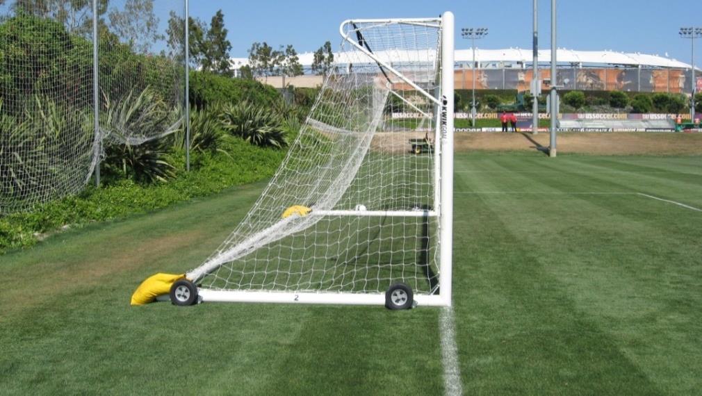 Goal Safety Portable goals may be used, but only if they satisfy the requirement of being securely
