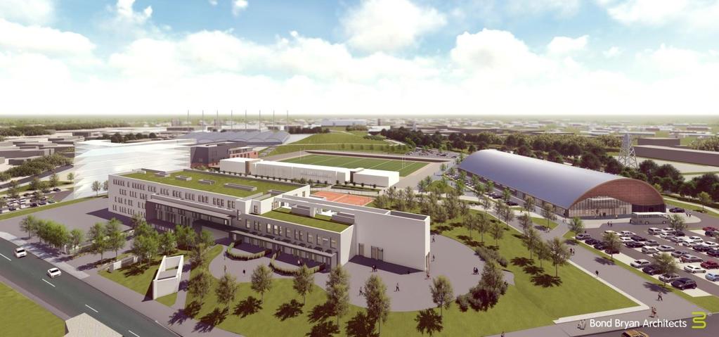 But a new Olympic legacy park instead Including: community stadium, indoor community arena, new school, new