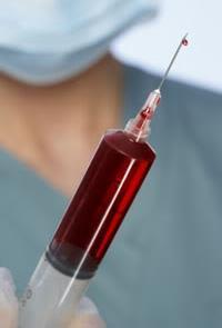Blood Doping Injecting red blood cells into the body.