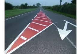 PAVEMENT MARKINGS Color White Yellow Red and Blue Longitudinal Markings (parallel to the roadway) Broken lines permissive