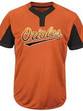 MLB PREMIER EAGLE 2-BUTTON COLORBLOCKED JERSEY PRODUCT NAME I383 // IY83 STYLE NO.
