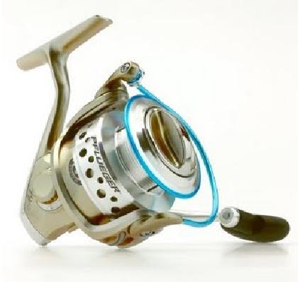REELS PFLUEGER SPINNING Medalist Arbor Features: * 7 stainless steel ball bearings * One-way clutch instant anti-reverse bearing * Lightweight aluminum construction provides strength of an aluminum