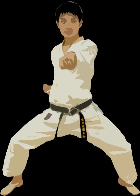 KARATE Kata (forms) <Seiken tsuki> Attack kata Focus power in the torso and set the upper Extend the arm forward and make a tight fist.
