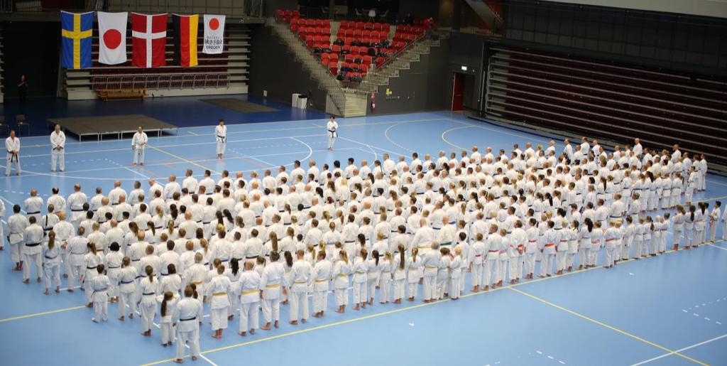 Zendokai Friday kumite session was also used to warm up Halmstad arena, the venue for the camp. This also gave karateka s who arrived early an opportunity to join one extra bonus class.