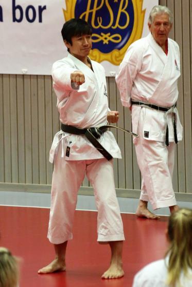 This was challenged in different combinations and Naka sensei impressed by his trade mark mobility.
