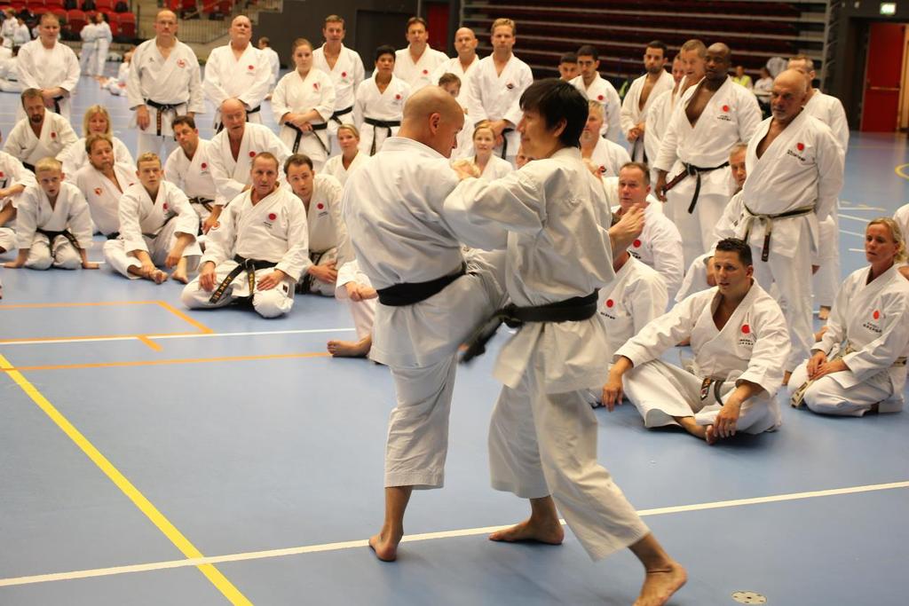 of correct kicking techniques with a strong hiki ashi was trained as well as some great