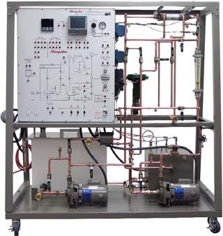 uuuu p The Model H-ICS-FT Flow Process Loop Trainer is designed to provide complete instruction on the measurement and
