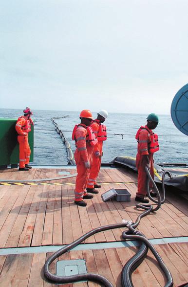 IPIECA IOGP When carrying out tactical response planning for at-sea containment and recovery, the tiered preparedness and response philosophy should be borne in mind, especially when considering the