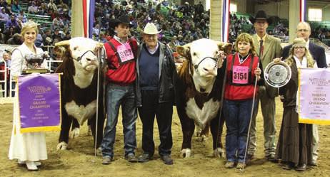 Herefords Rock Denver Hereford excitement abounded from the Yards to the Hill at the National Western Stock Show Jan.