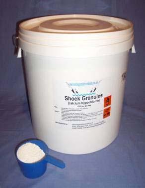 Hypochlorite - Cal-Hypo Dry form of chlorine