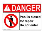 emergency phone, post emergency contact phone numbers Any time pool or spa
