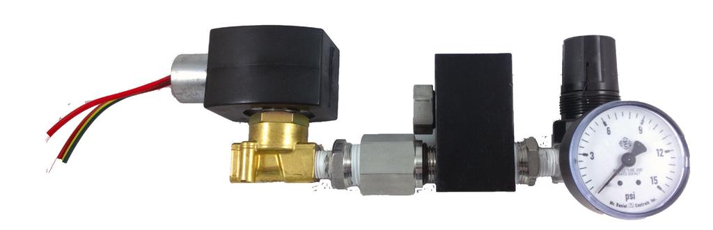 PURGE / PRESSURIZATION Automatic Leakage Compensation Purge Gas Inlet Kits Size Information Size A (mm) B (mm) C (mm) D (mm) E (mm) F (mm) *X Purge Controllers Only Purge Gas Inlet Size Enclosure