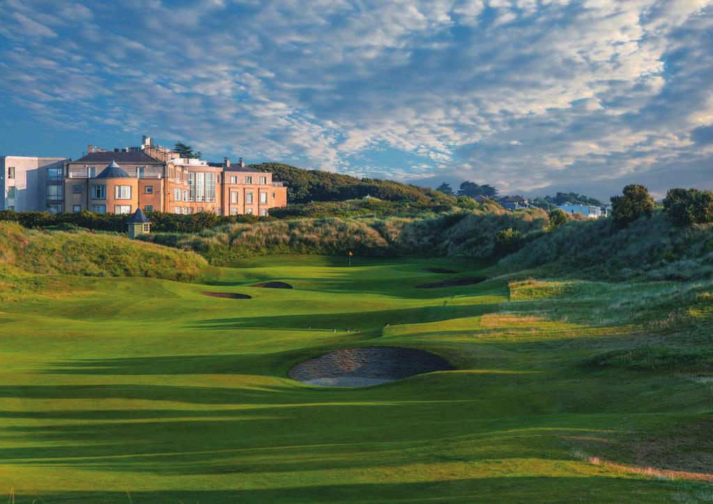 ortmarknock Links Golf Course Situated on the shoreline of a rugged peninsula, Portmarknock Links is one of the finest golf courses on the island of Ireland, just 15 minutes from Dublin Airport.