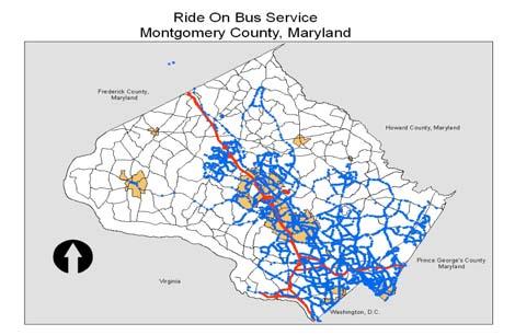 Ride On Bus Stops Montgomery