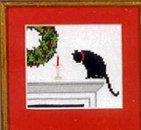 9 ~ these adorable kitten/christmas designs are so aptly titled: "The Accident" and "The Mantelpiece" - $20 Diane