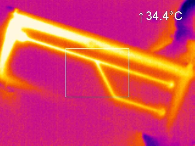 THERMAL IMAGING OF MICROCHANNEL Using thermal imaging the temperature profile