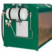 Nitrogen 9 Nitrogen Standard equipment >> Sturdy steel frame, powder coated (liquid coating optional) >> Operating panel with start/stop and condensation test controls, final pressure gauge and hours
