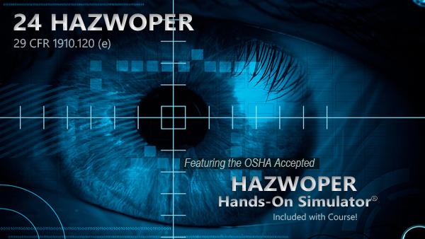 This course features the exclusive OSHA accepted HAZWOPER Hands on Simulator. The simulator offers a stunning 3D environment for the proper donning and doffing of personal protective equipment (PPE).