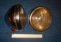 07900 193394. davidjwaring@yahoo.com Lucas 8½ Inch Headlamp. A complete sound headlamp, with intact glass and dipping reflector. Some small dents.