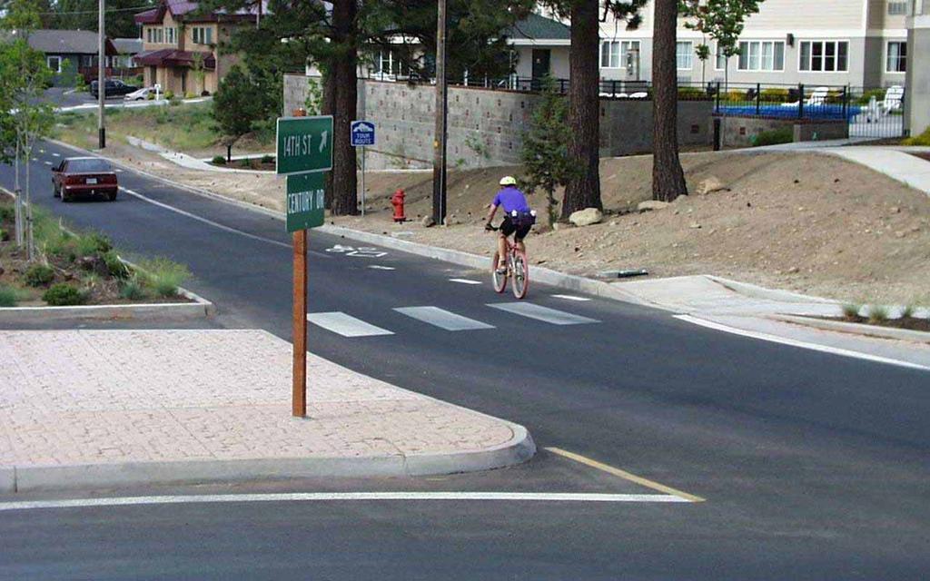 Resume bike lane on