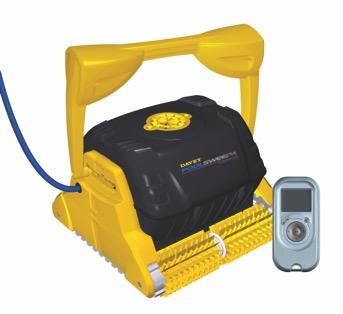 New Robotic PoolSweepa Optima > Automatic shut off at end of cycle time > Obstacle escape > Motor protection
