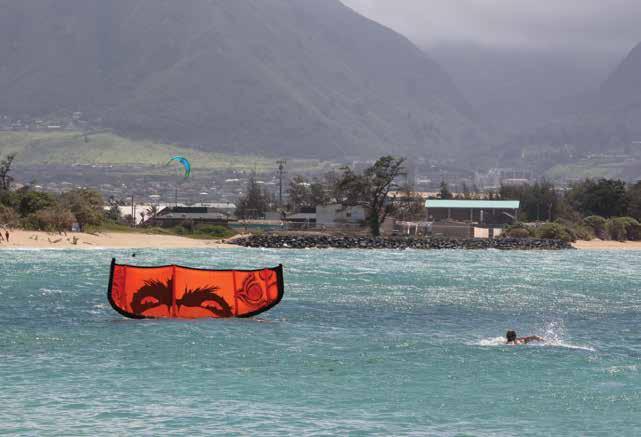 16, but requires letting the board go and swimming towards kite. STEP 1.When the kite goes down with the LE in the water, make sure the kite is directly downwind of you.