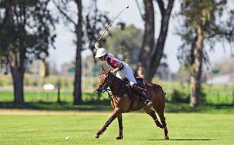 Bottom: Miguel and his daughter Mia who has started to play polo.