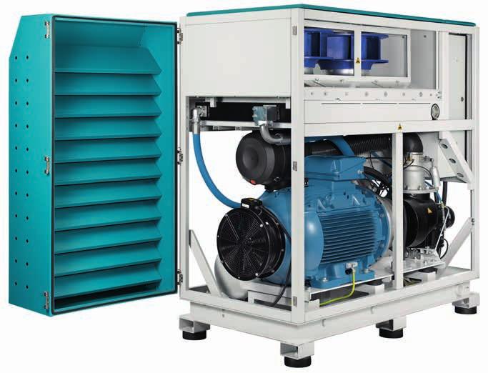 Thanks to the outstanding separation efficiency of the entire system, the compressors can be used in the pressure range from 5,0 to 15,0 bar.