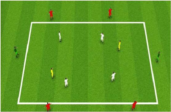 Transitional possession Area: 22 metres x 18