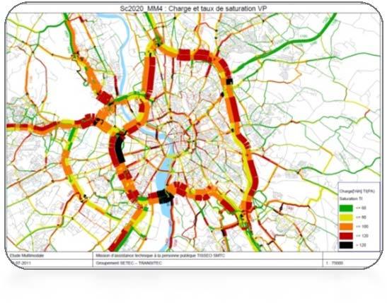 of poles of exchange Sustainable mobility Trafic modeling