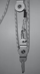 and hang the Rollgliss R350 from a suitable anchor point (in accordance with EN 795) using the top Karabiner.