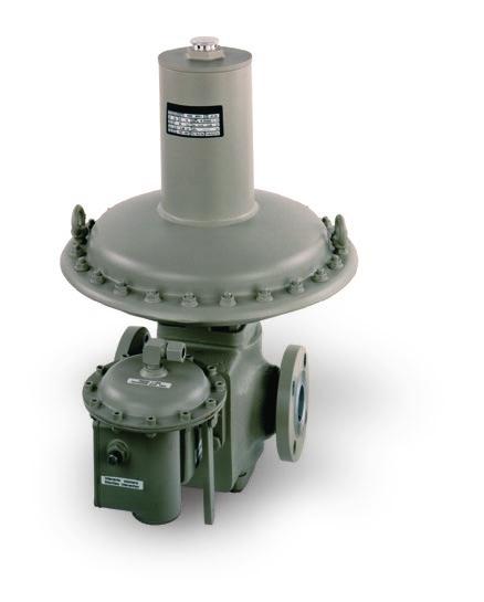 R 4000 ommercial & Industrial Regulator The R 4000 pressure regulator is designed for industrial use: gas supply networks, district stations, industries, heating plants and all installations where