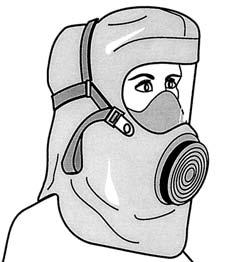 The S-CAP Fire Escape Hood neckseal may not provide satisfactory protection if hair, clothing, or