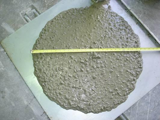 ( 10 mm) and/or aggregate pile in the center of the concrete mass.