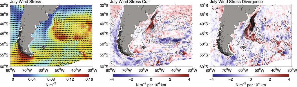 NOVEMBER 2008 R I S I E N A N D C H E L T O N 2399 FIG. 11. January maps of wind stress and wind stress derivatives over the northwest Atlantic Ocean.
